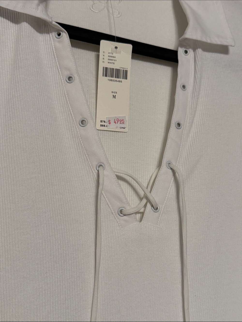 BNWT Anthropologie Maeve Tie-Front Long-Sleeve Top - Picture 6 of 7